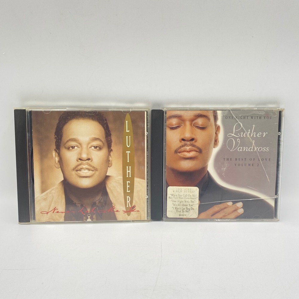 Luther Vandross CDs: Any Love and One Night With You The Best‎ of Love Vol 2